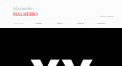 Desktop Screenshot of malheiro-art.com